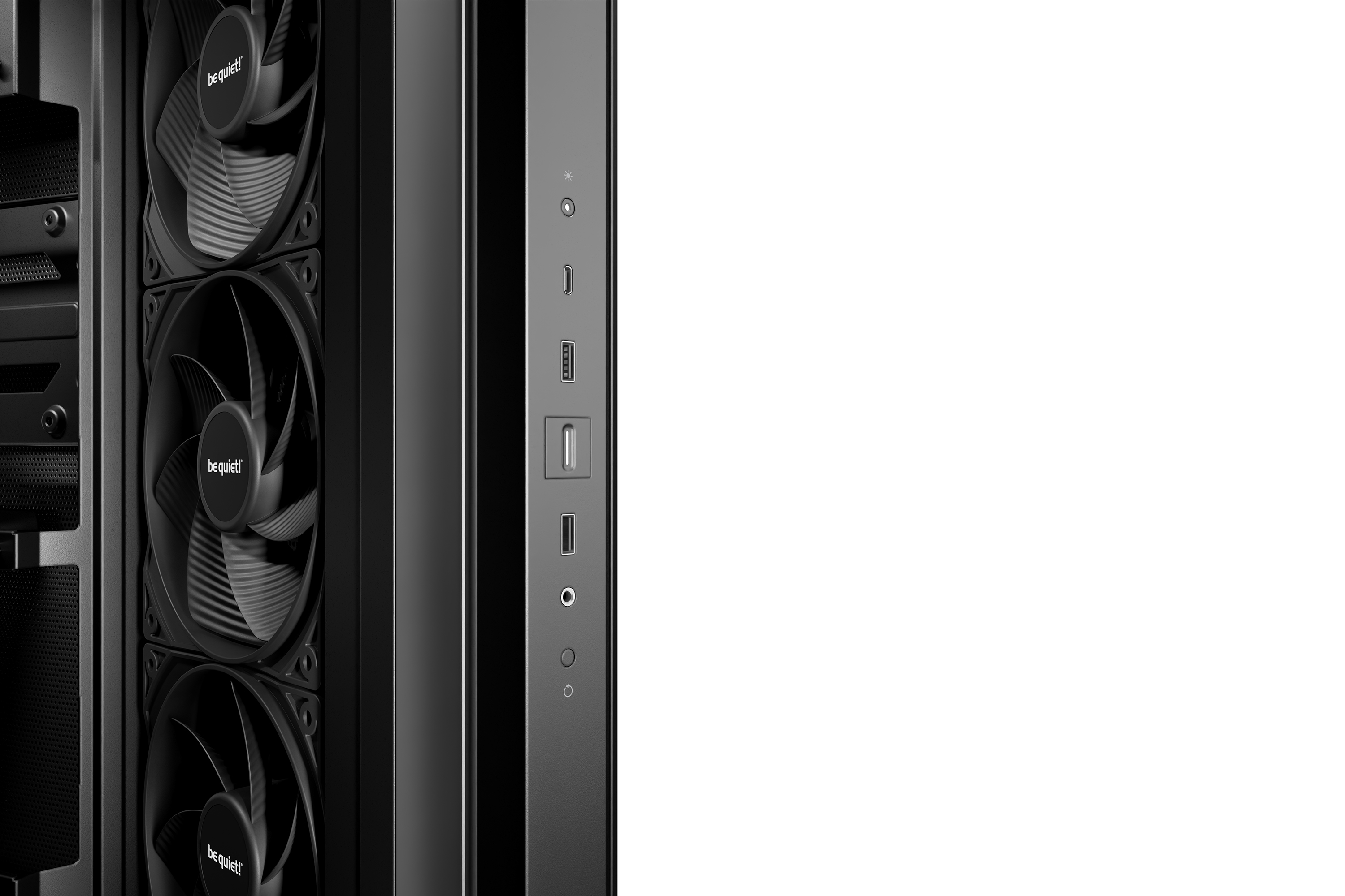 Корпус Be quiet! Light Base 500 (BGW83) [Midi Tower, 4 x 120 см, черный]