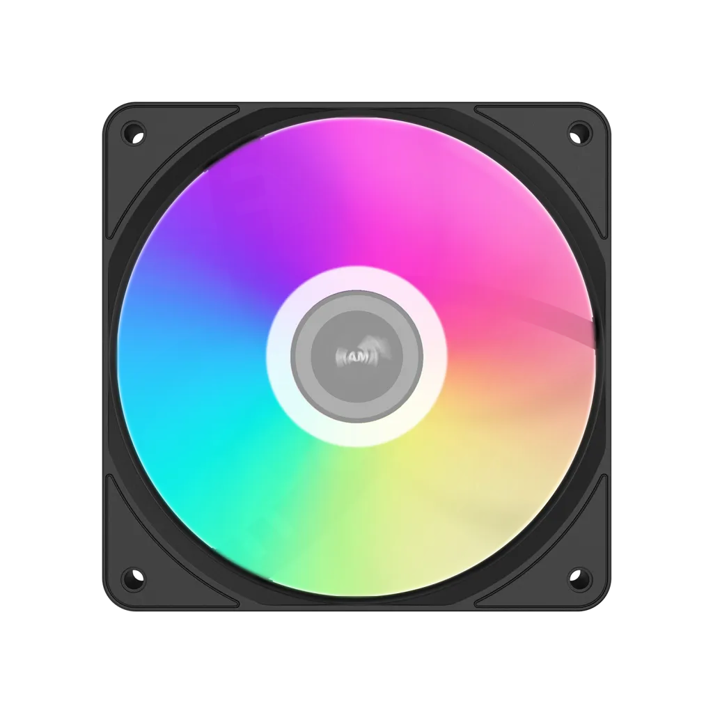 Вентилятор для корпуса Sama FZ12 ARGB BK [120 x 120 x 25 мм, 1800 об/мин, 67 CFM, 34 дБ, PWM]
