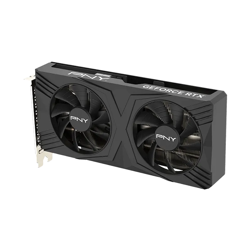 Видеокарта PNY GeForce RTX 4070 SUPER 12GB VERTO Overclocked Dual Fan (VCG4070S12DFXPB1-O) [12 ГБ, GDDR6X, 192 бит, HDMI, DisplayPort (3 шт)]