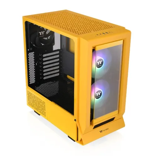 Корпус Thermaltake Ceres 350 MX Bumblebee (CA-1Z3-00M4WN-00) [Midi Tower, 1x 140 мм + 2x 140 мм ARGB, желтый]