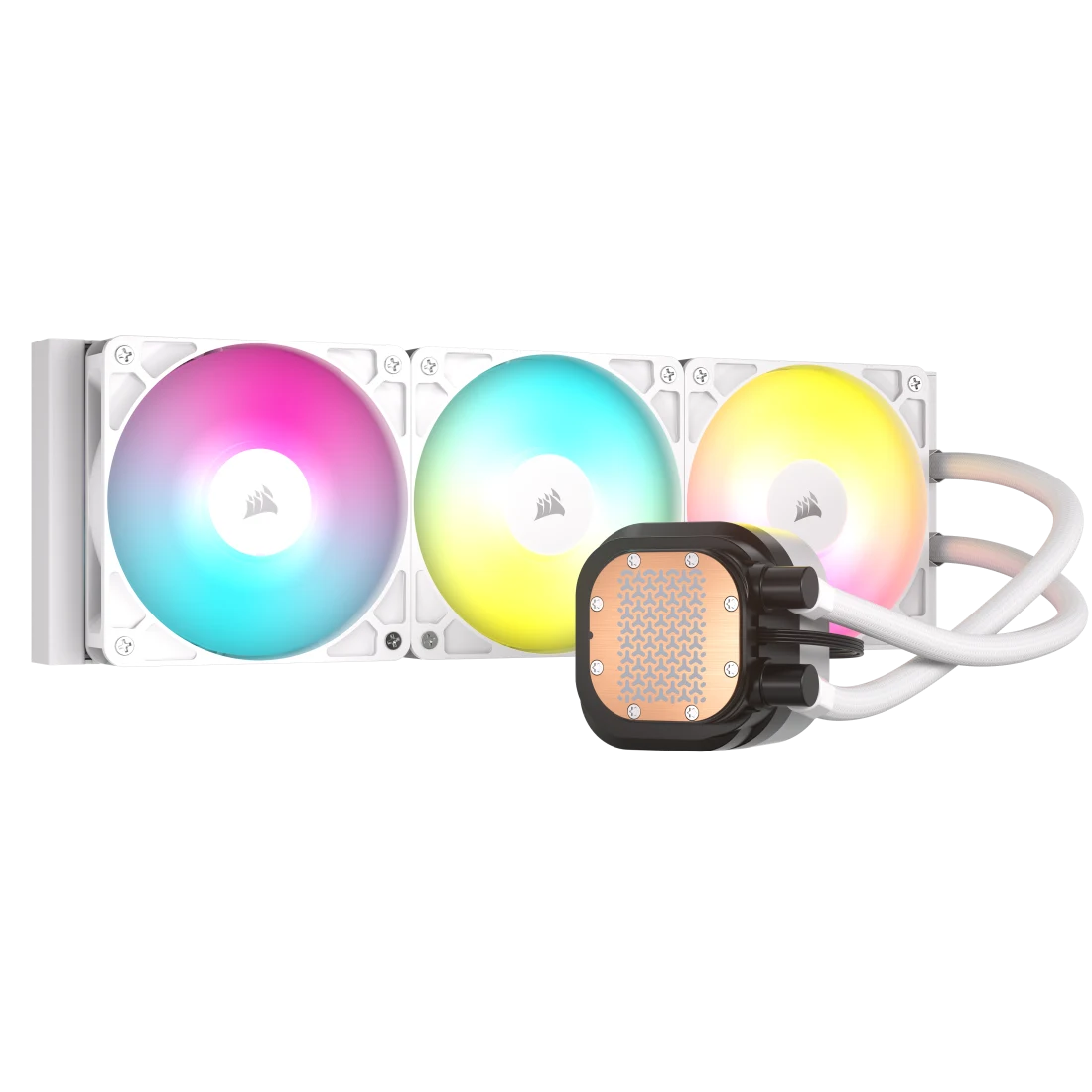 Система охлаждения Corsair NAUTILUS 360 ARGB White (CW-9060095-WW) [120 x 120 x 25мм, 1700 об/мин., 33.2 дБ, 4 pin]