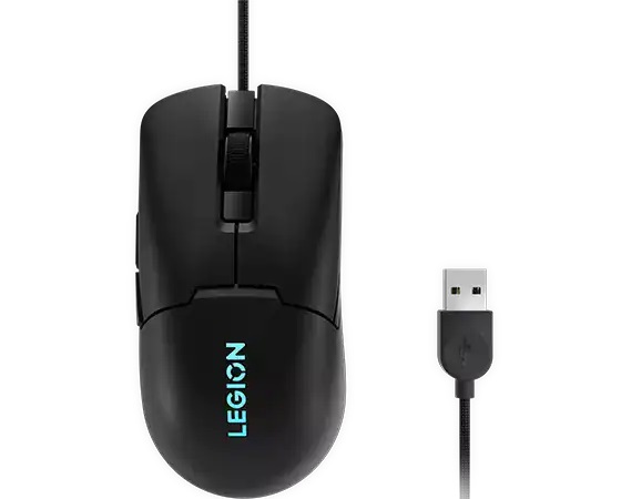 Мышь Lenovo Legion M300s RGB Gaming Mouse Black, GY51H47350 [проводная, светодиодная, 8000 DPI]