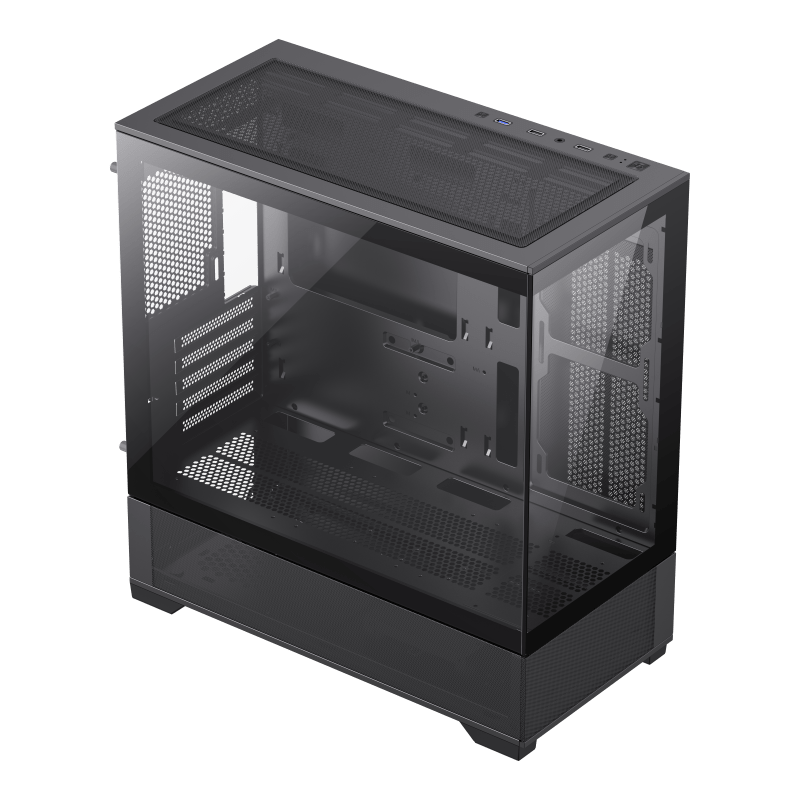 Корпус GameMax Vista MB [Mini Tower, Без вентиляторов, черный]