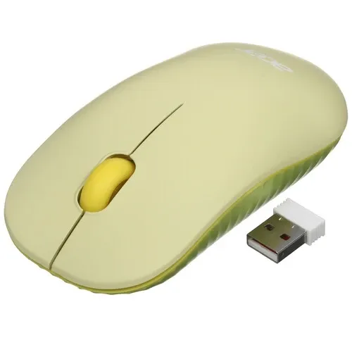 Мышь Acer OMR205 (ZL.MCEEE.02J) [беспроводная, светодиодная, 1200 DPI, желтый]