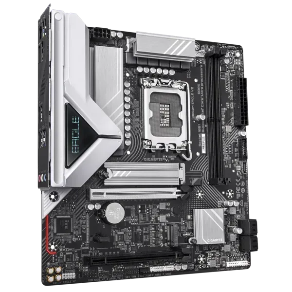 Материнская плата Gigabyte B860M EAGLE V2 [LGA 1851, Intel B860, 2xDDR 5, 2xM.2, 2xPCI-E x16, Micro-ATX]