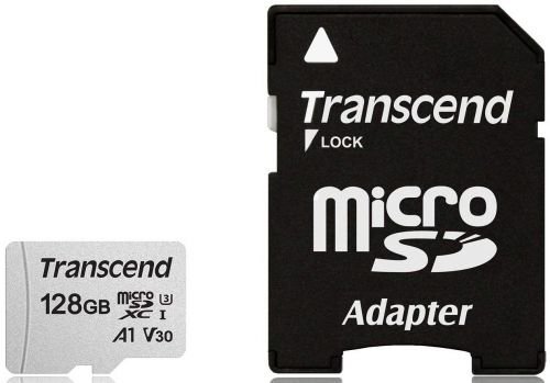 Карта памяти MicroSD 128GB Class 10 U3 Transcend TS128GUSD300S-A - купить по цене 9 830 тг. в интернет-магазине Forcecom.kz