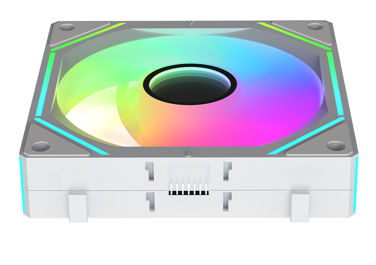 Вентилятор для корпуса Ocypus Gamma F12 UNI WH ARGB [123 x 120 мм, 1800 об/мин, 53 CFM, 31 дБ, PWM]