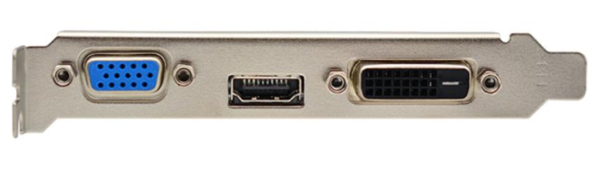 Видеокарта Afox GT710 4GB D3 LP Single Fan (AF710-4096D3L5-V3) [4 ГБ, GDDR3, 64 бит, VGA, DVI, HDMI]