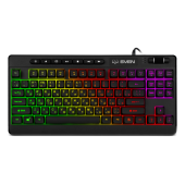 Клавиатура SVEN KB-G8200 [Мембранная, проводная, клавиш - 95, подсветка, черная]