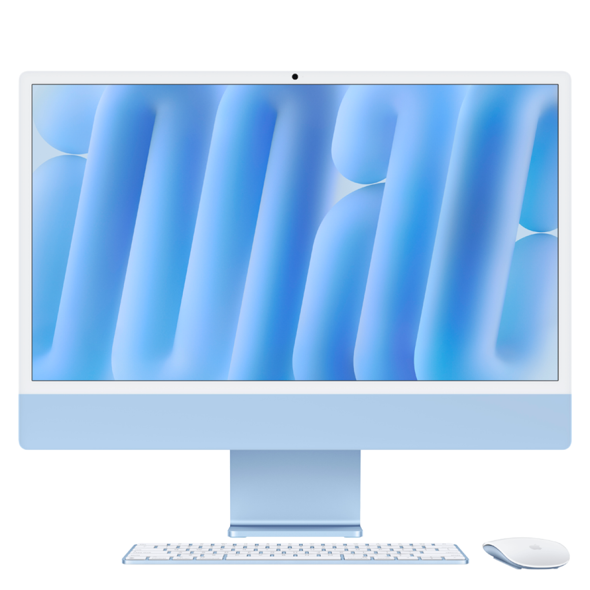 24-inch iMac with Retina 4.5K display: Apple M4 chip with 8‑core CPU and 8‑core GPU, 16GB, 256GB SSD - Blue,Model A3247