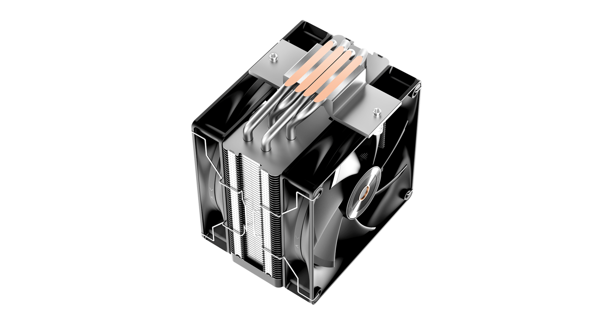 Вентилятор для процессора Ocypus Delta A40 Elite BK Dual Fan TDP 220W 4-pin Intel/AMD Черный