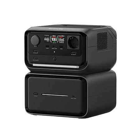 Зарядная станция EcoFlow RIVER 3 Max Plus EU, 858 Wh, 600W(1200W), 220-240V(50Hz/60Hz)