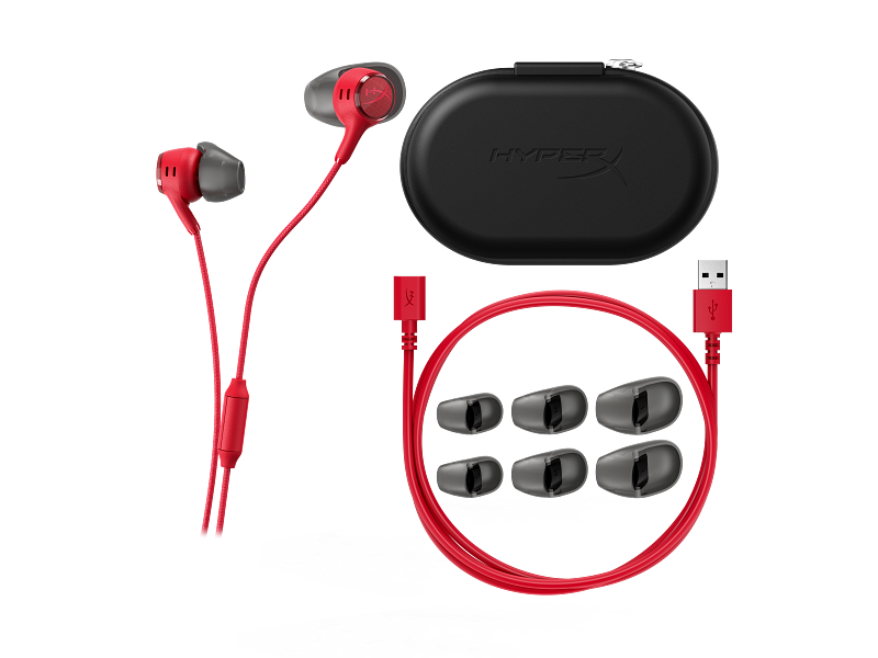 Наушники HyperX Cloud Earbuds III S Red (BN7S2AA)