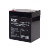 Аккумулятор для ИБП, SVC AV5-12/S, 12 В 5 Ач, sn - купить по цене 7 270 тг. в интернет-магазине Forcecom.kz