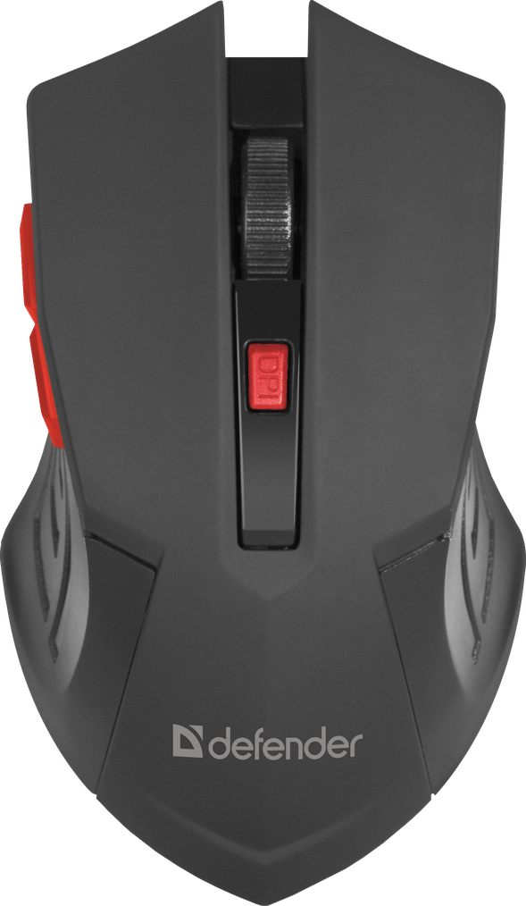 Мышь Defender Accura MM-275 (52276) [беспроводная, светодиодная, 1600 DPI, подсветка, черная]