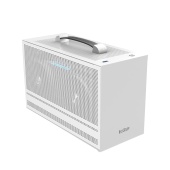 Корпус PCCooler I100 PRO MESH WH ITX Mini Tower, Без вентиляторов, белый