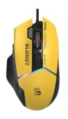 Мышь Bloody W95 Ultra (Sports Lime) [проводная, светодиодная, 20000 DPI, 2000 Гц подсветка, Желтый]