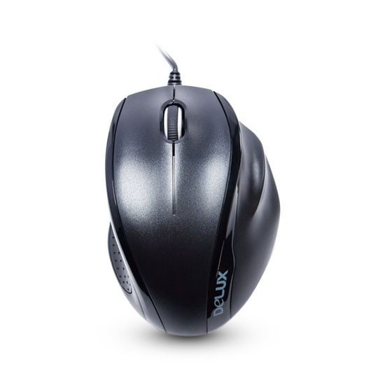 Мышь Delux DLM-396OUB [проводная, светодиодная, 1000 DPI, черная]