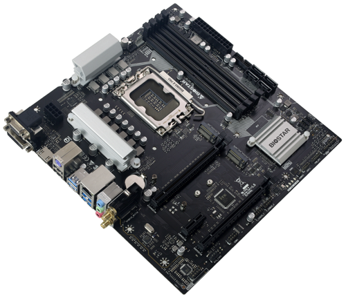 Материнская плата Biostar B660MX-E PRO [LGA 1700, Intel B660, 4xDDR 4, 2xM.2, 2xPCI-E x16, Micro-ATX]