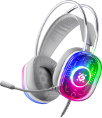 Гарнитура Defender Cyborg (белый), игровая, 7.1, RGB Garnitura (64575)