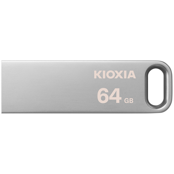 USB Флеш KIOXIA Biwako U366 SILVER (LU366S064GG4) 64ГБ, USB 3.2 Gen 1 - RETAIL