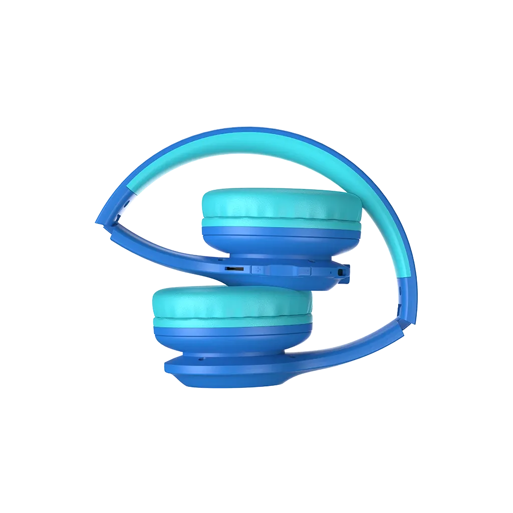 ttec SoundBuddy Funled Kids On-Ear Wireless Bluetooth Headphones (2KM172GM), синий