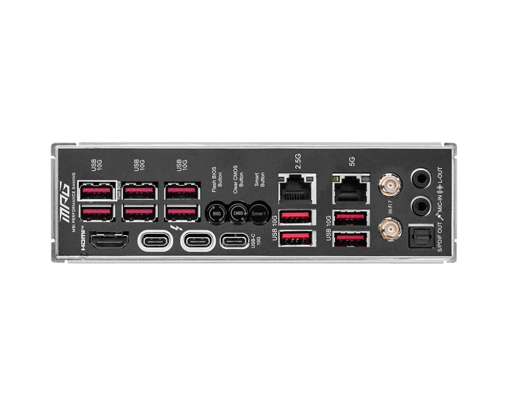 Материнская плата MSI MPG Z890 CARBON WIFI [LGA 1851, Intel Z890, 4xDDR 5, 5xM.2, 3xPCI-E x16, Standard-ATX]