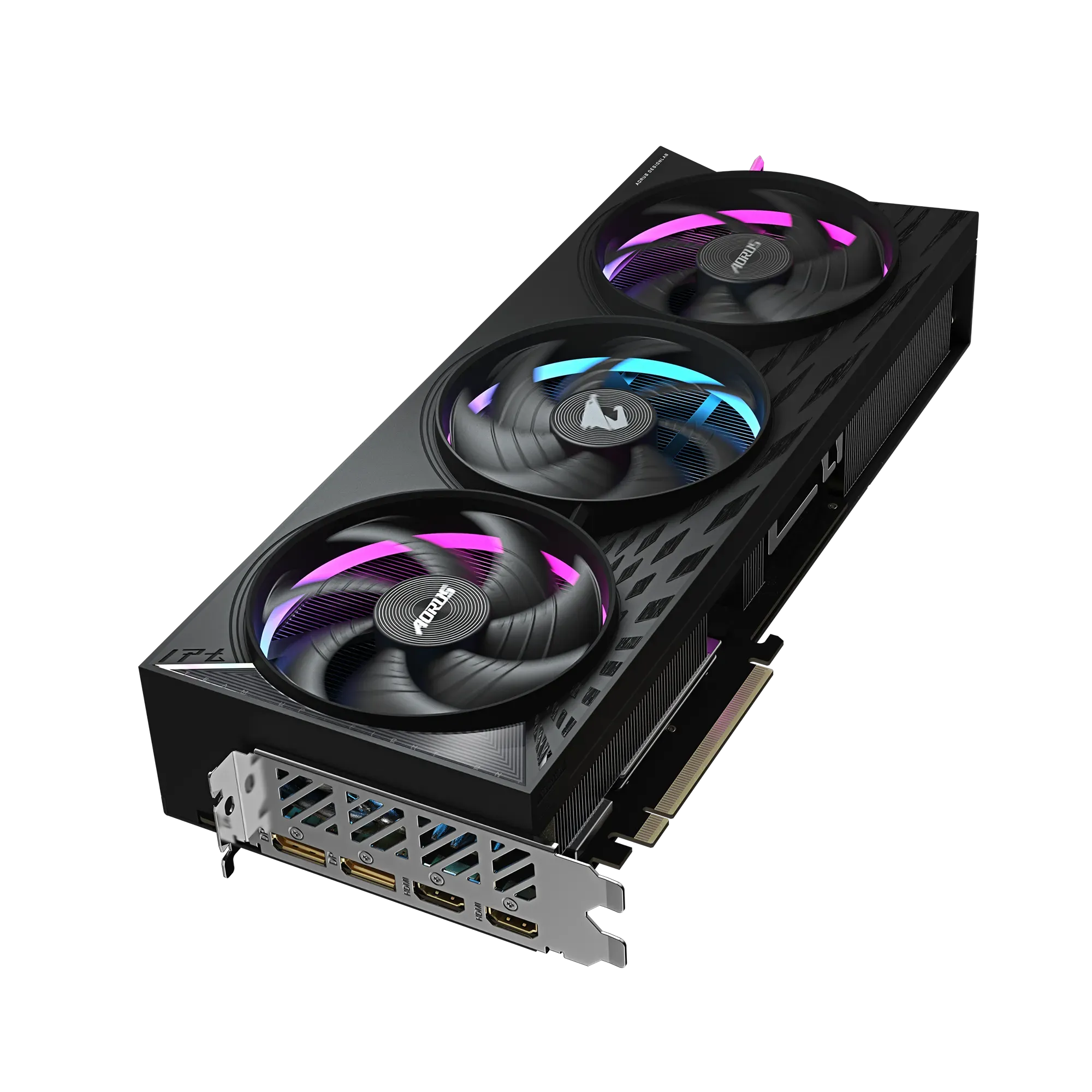 Видеокарта Gigabyte AORUS Radeon RX 9070 XT ELITE 16G (GV-R9070XTAORUS E-16GD) [16 ГБ, GDDR6, 256 бит, HDMI (2 шт), DisplayPort (2 шт)]