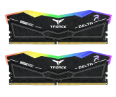 Комплект оперативной памяти Team Group DELTA RGB DDR5 DESKTOP MEMORY BLACK (FF3D564G5600HC38JDC01) [64 ГБ, DDR 5, 5600 МГц, 1.2 В, подсветка, KIT]