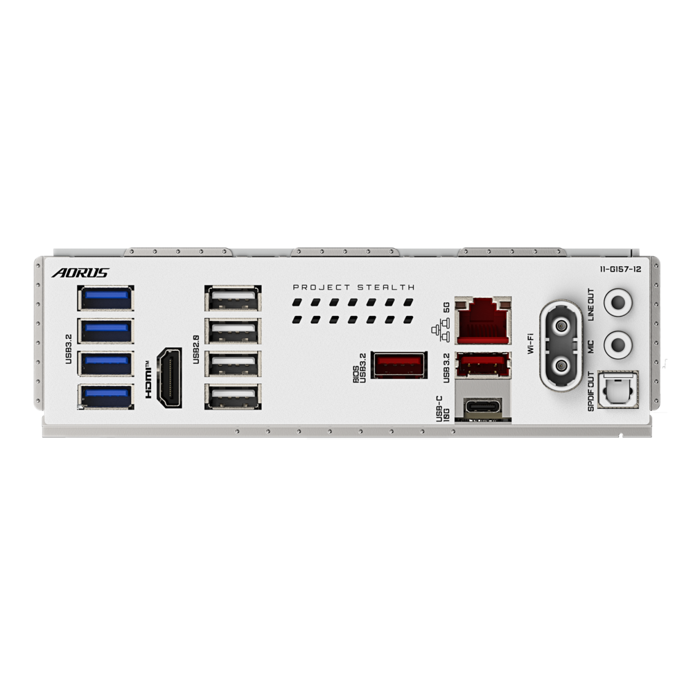 Материнская плата Gigabyte B850 AORUS STEALTH ICE (B850 A STEALTH ICE) [AM5, AMD B850, 4xDDR 5, 4xM.2, 2xPCI-E x16, Standard-ATX]