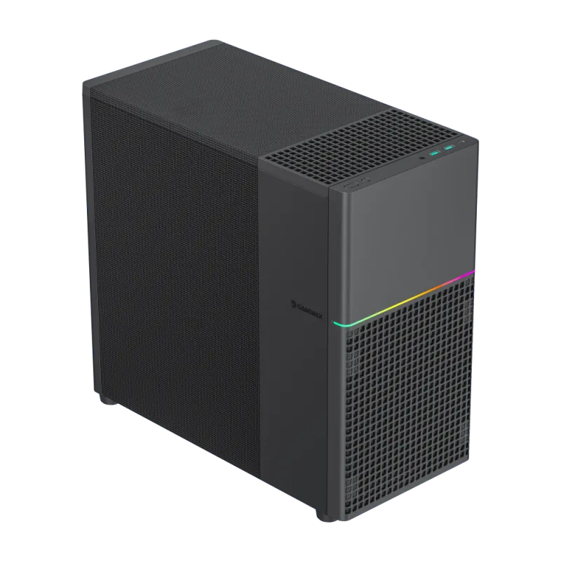 Корпус GameMax P31 BK (1125-2003R0002) [Midi Tower, 2 x 120 мм, черный]