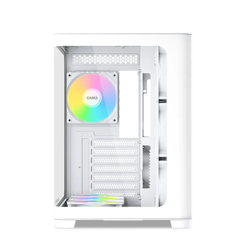 Корпус Sama V60 [Midi Tower, 7×120 мм ARGB, белый]