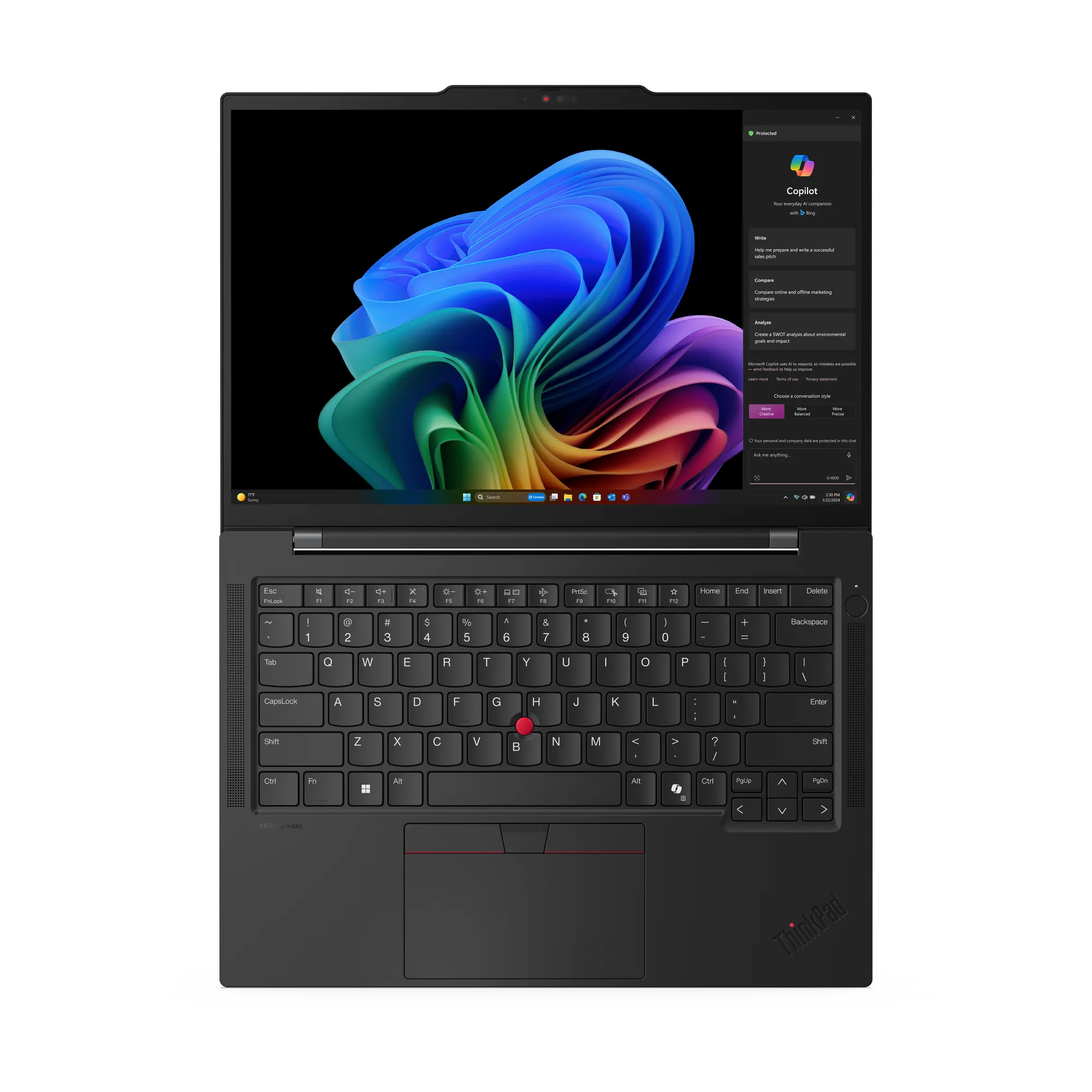 Ноутбук Lenovo ThinkPad T14s G6 (21N1000DRT) [14", Snapdragon X Elite X1E-78-100, 32 ГБ ОЗУ, 512 ГБ SSD, Windows 11 Pro]