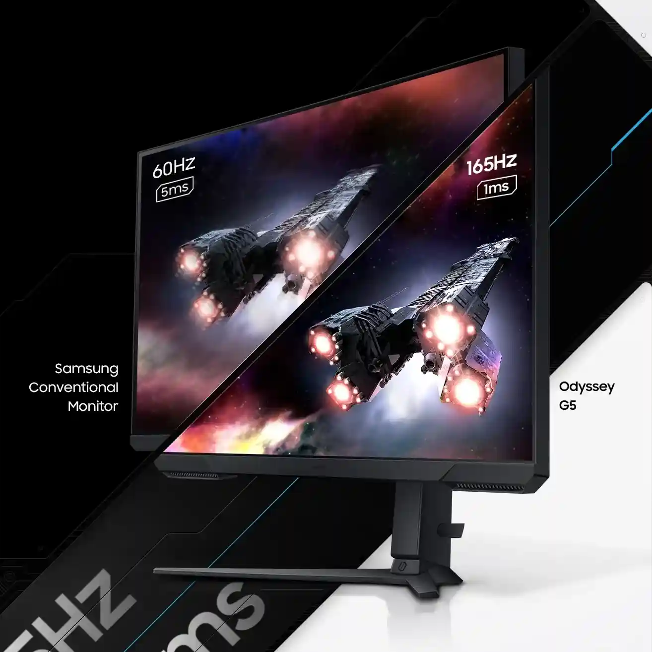 Реагируйте в режиме реального времени - Частота обновления 165 Гц и время отклика 1 мс (MPRT)