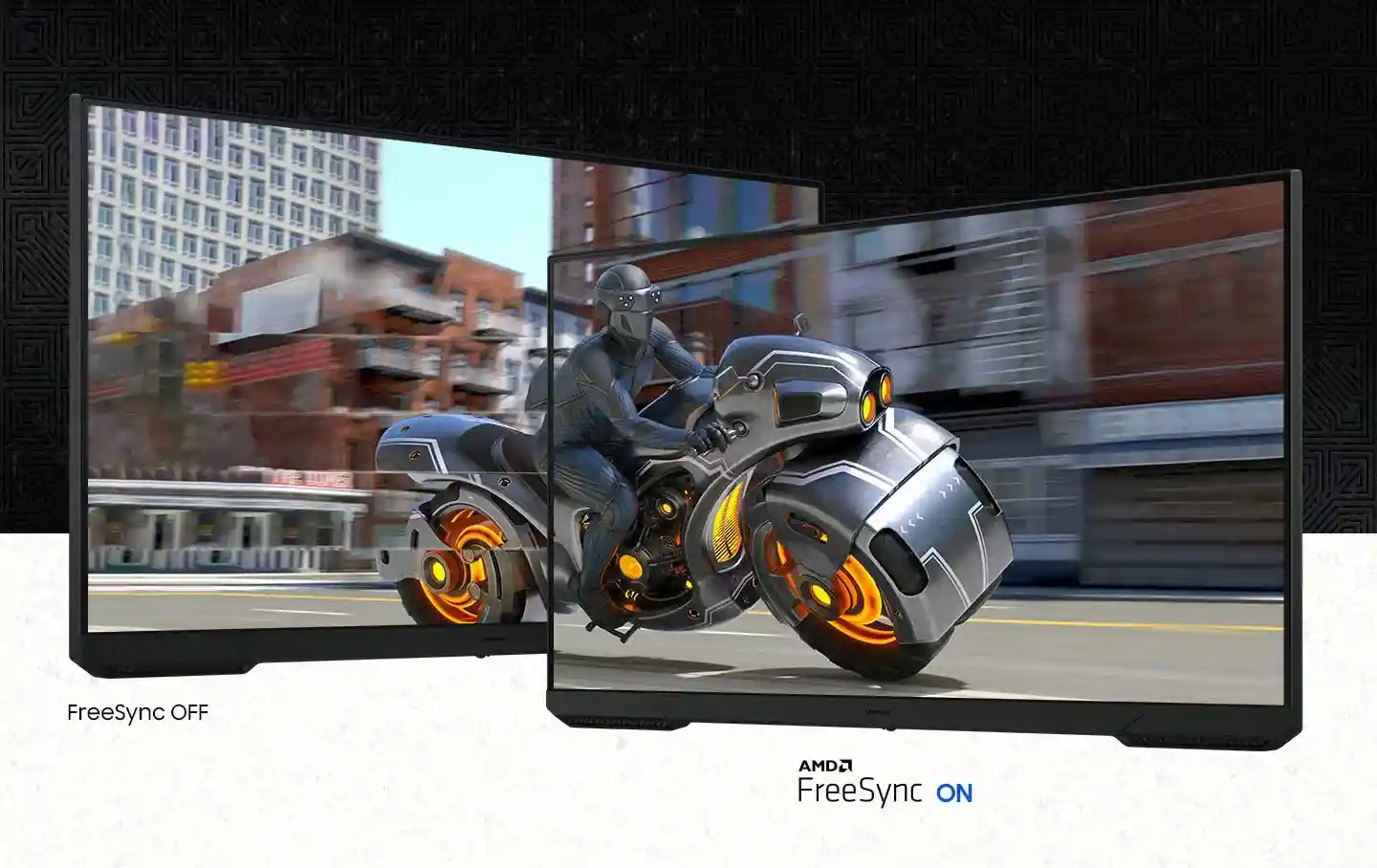 Полная синхронизация действий - Технология AMD FreeSync