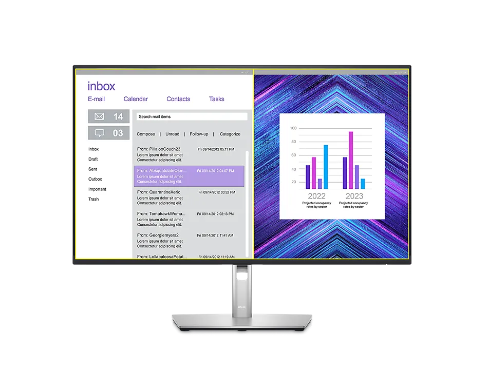 Продвинутая работа в мультизадачном режиме с Dell Display Manager