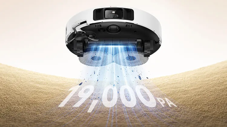 Мощное всасывание 19 000 Па