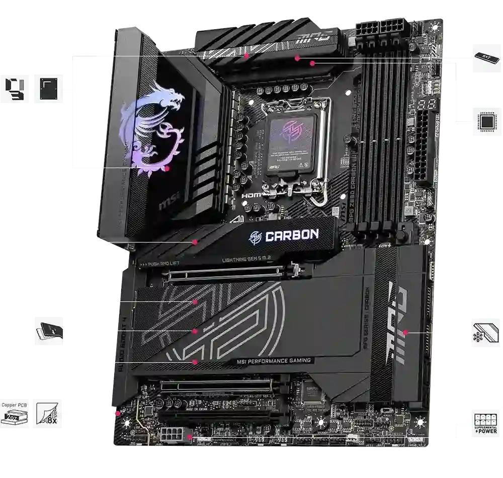 MPG Z890 CARBON WIFI