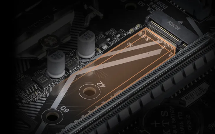 Разъём NVMe PCIe 3.0 x4 / 2280 M.2