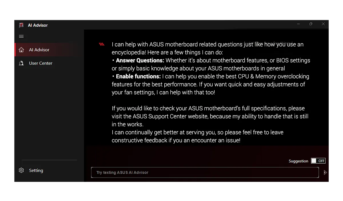 ASUS AI-СОВЕТНИК