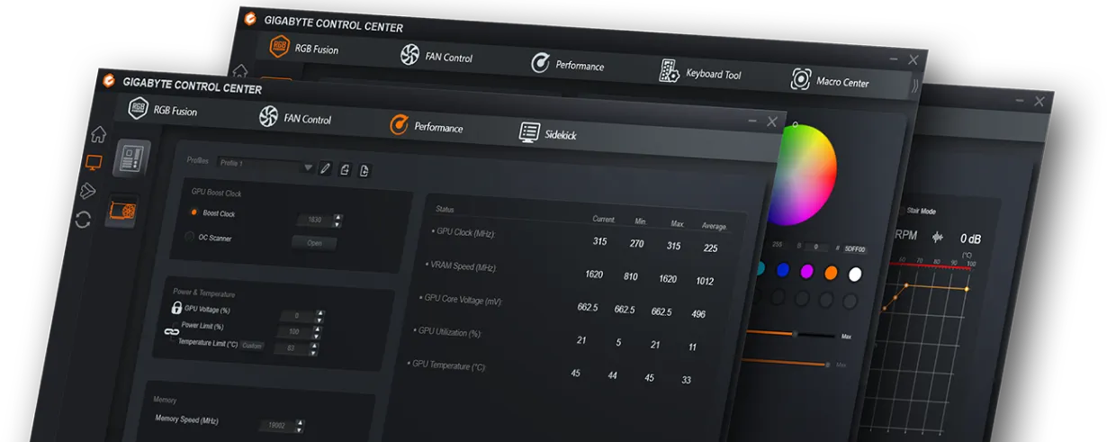 ЦЕНТР УПРАВЛЕНИЯ GIGABYTE