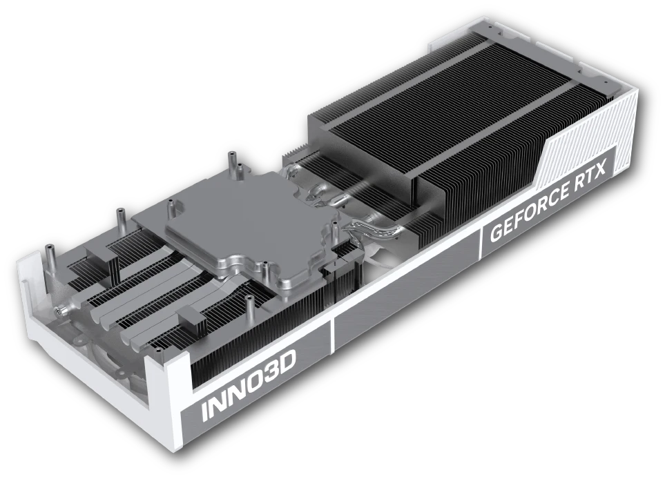 Продуманное охлаждение и защита в RTX 5080 X3 OC WHITE