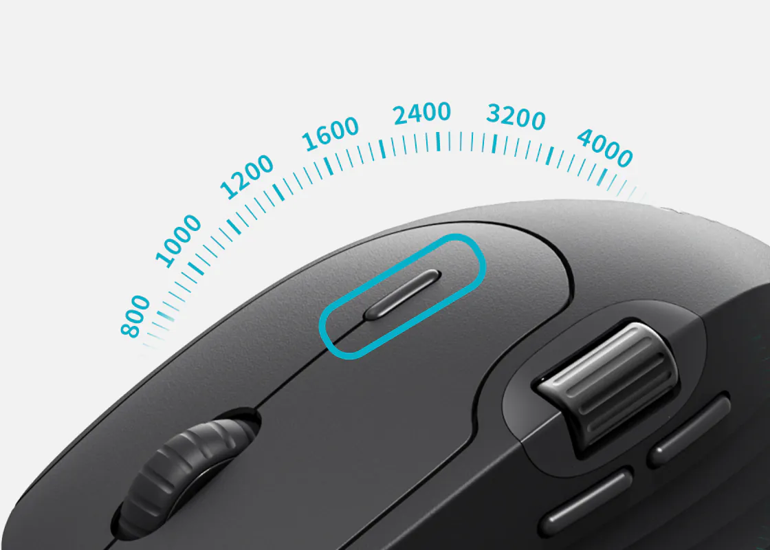 7 регулируемых уровней DPI