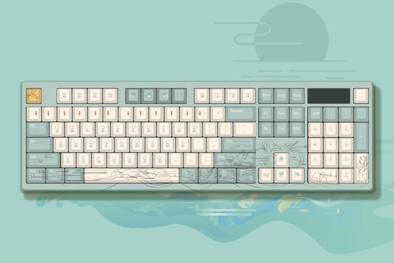 Стихотворение находится на клавишах.