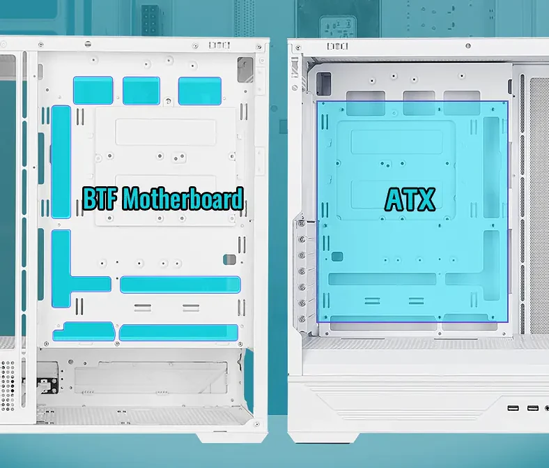 Поддержка материнских плат ATX BTF