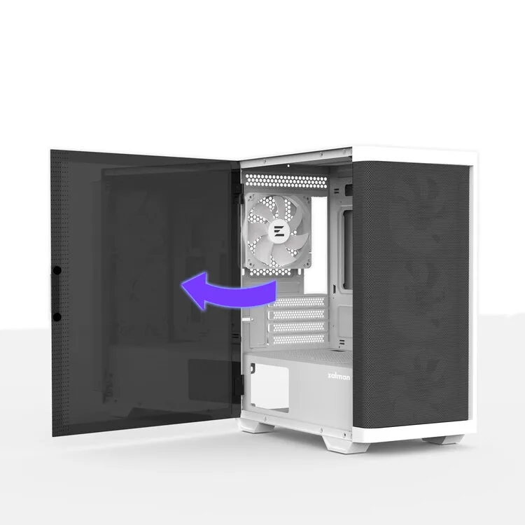 Простая в использовании откидная стеклянная боковая панель