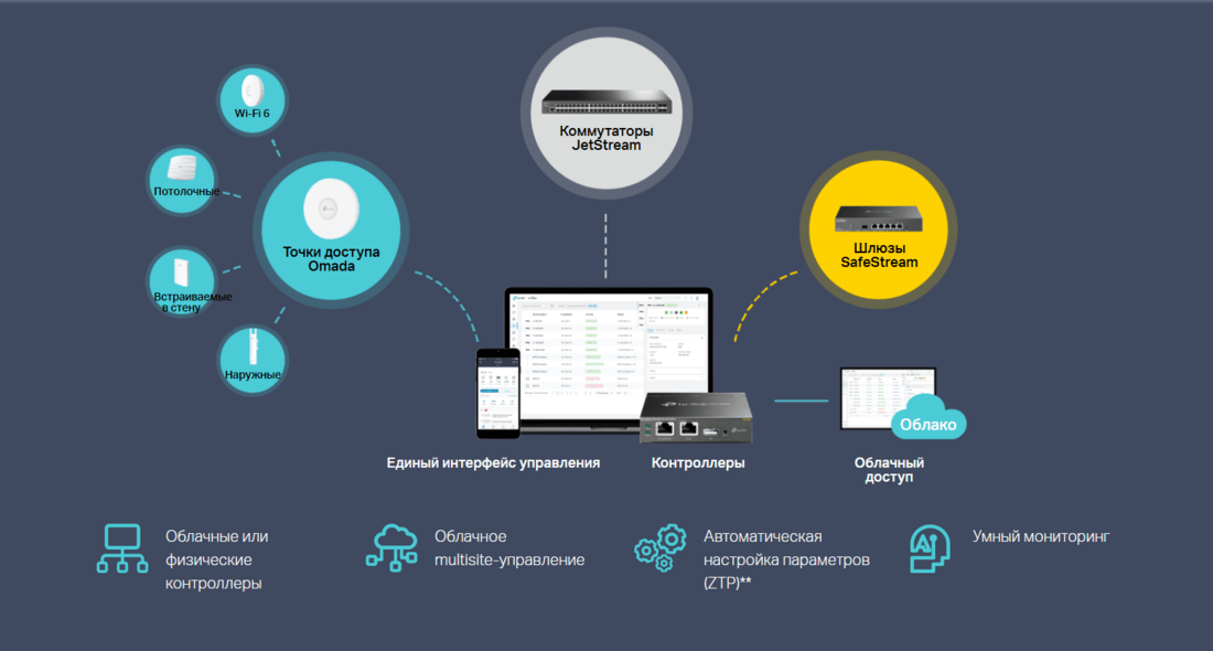 Программно-конфигурируемая сеть (SDN) с облачным доступом