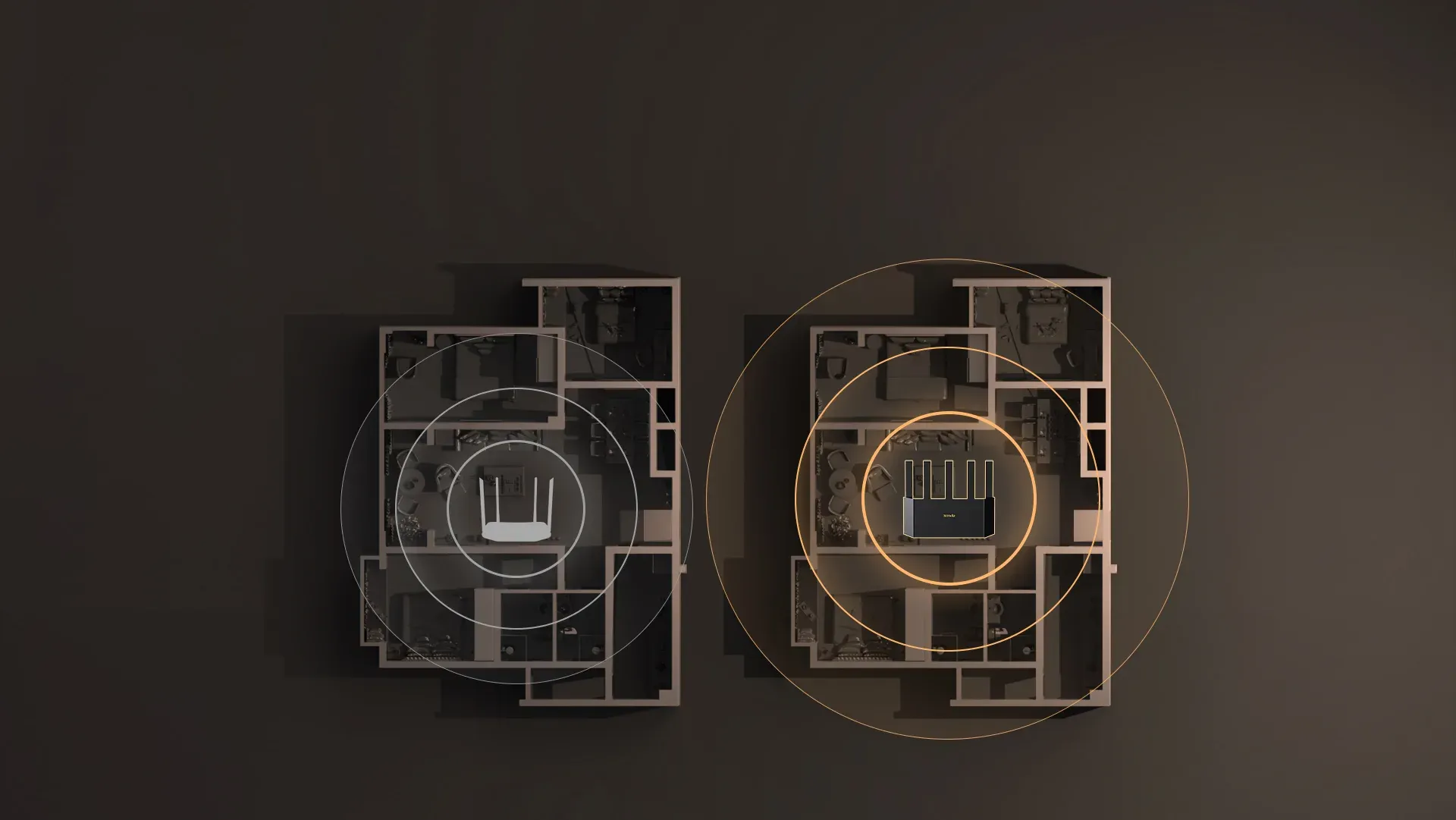 Дополнительная пятая антенна обеспечивает широкое покрытие