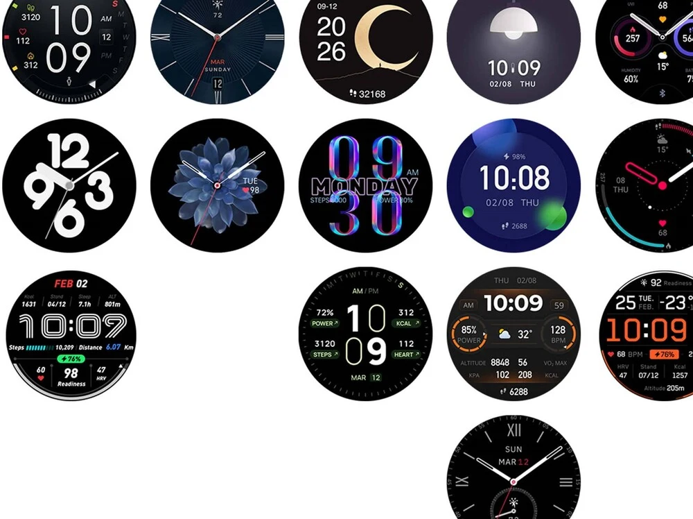 Выбрать из более чем 400 бесплатных циферблатов