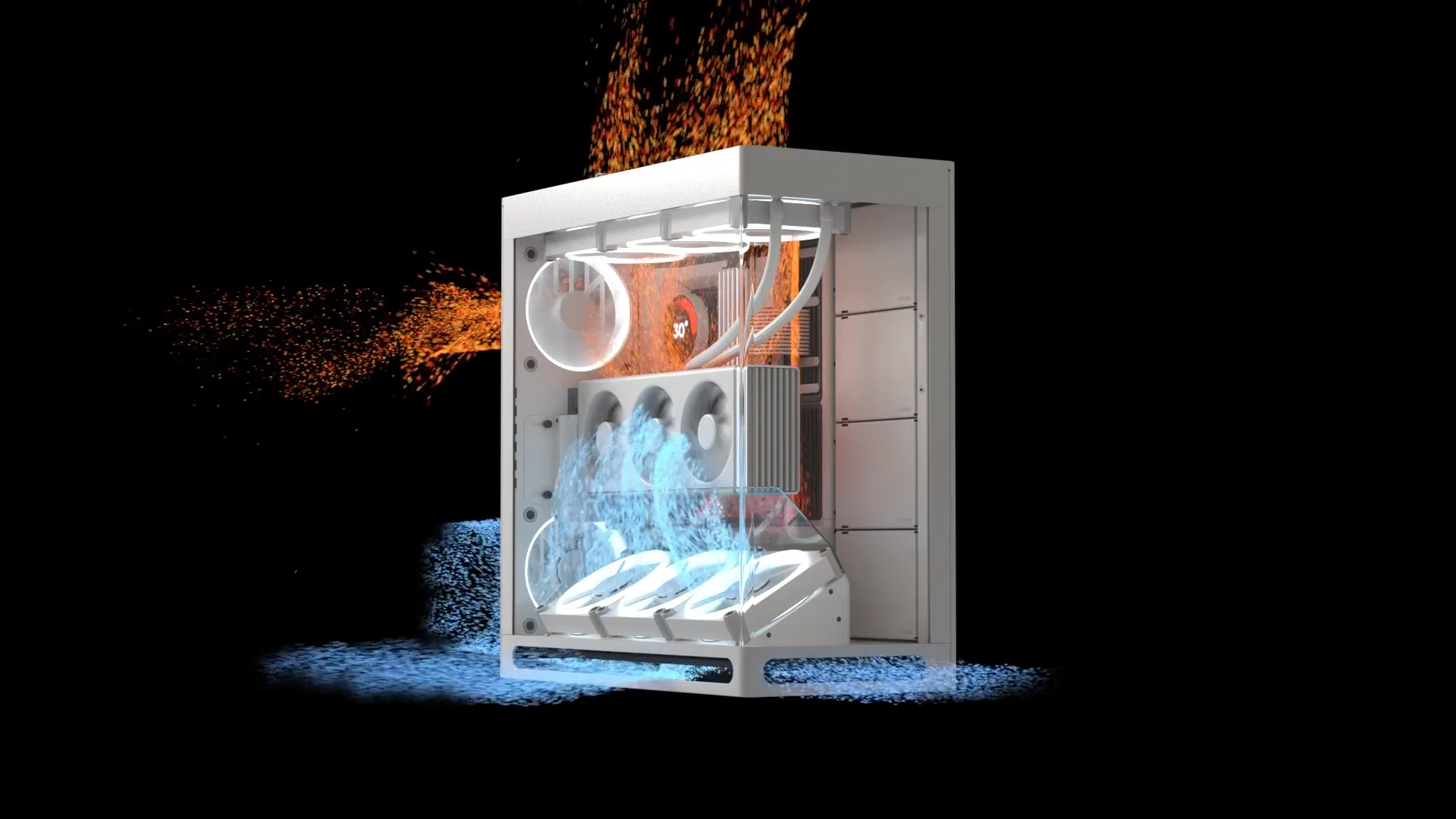 Зеркальный воздушный поток